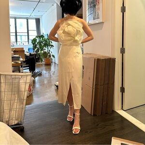 Adam Lippes Silk midi length skirt